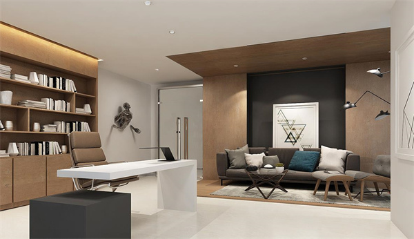 地產公司董事長辦公室設計案例欣賞